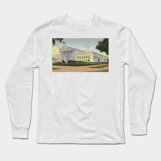 U.S. Supreme Court postcard, 1950 Long Sleeve T-Shirt